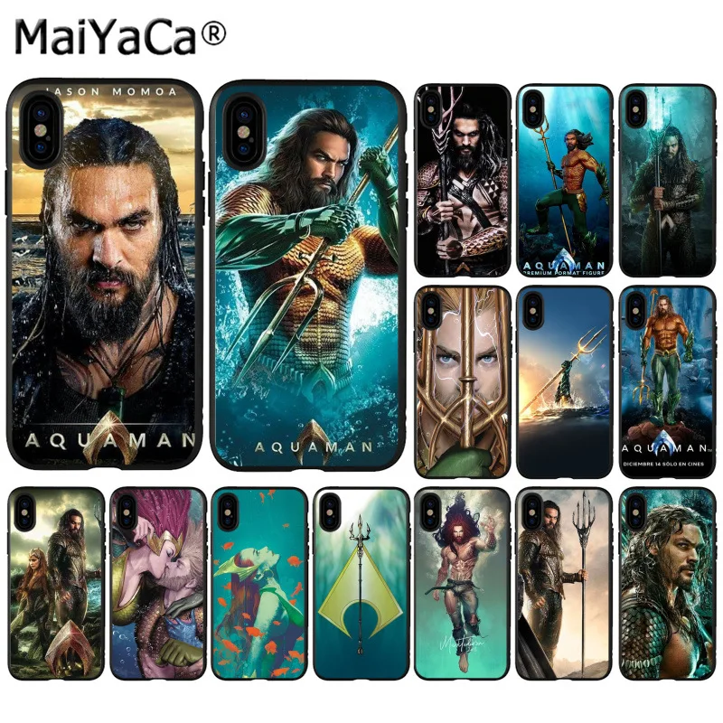 

MaiYaCa DC Comics movie Aquaman Coque Shell Phone Case for Apple iphone 11 pro 8 7 66S Plus X XS MAX 5S SE XR Cellphones