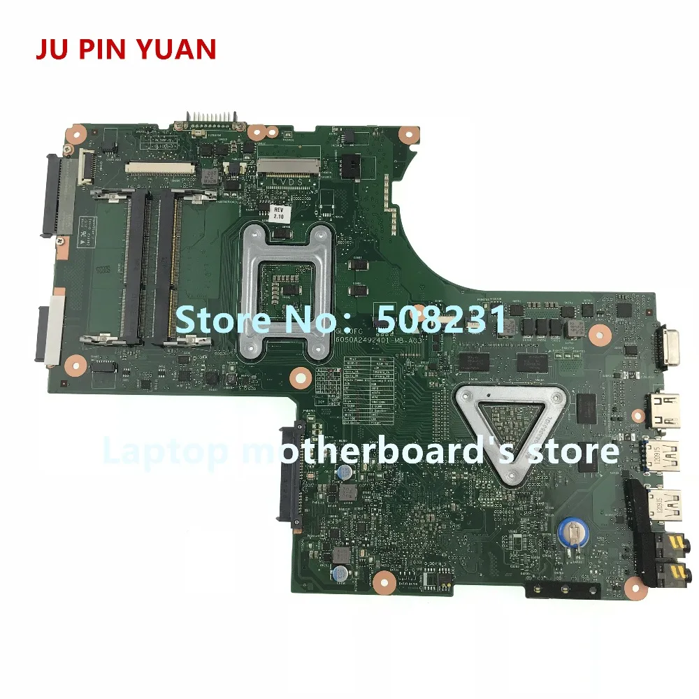 JU PIN юаней V000288250 GL10FG-6050A2492401-MB-A03 основная плата для Toshiba Satellite P875 Материнская плата ноутбука