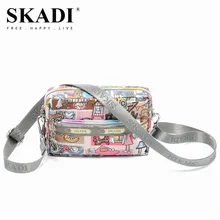 SKADI Carteira Portefeuilles Femmes Petit Sac À Main Paquet Imperméable En Nylon sac à main Sac Bracelet Dame Porte-Monnaie Femelle Jour Embrayages S008