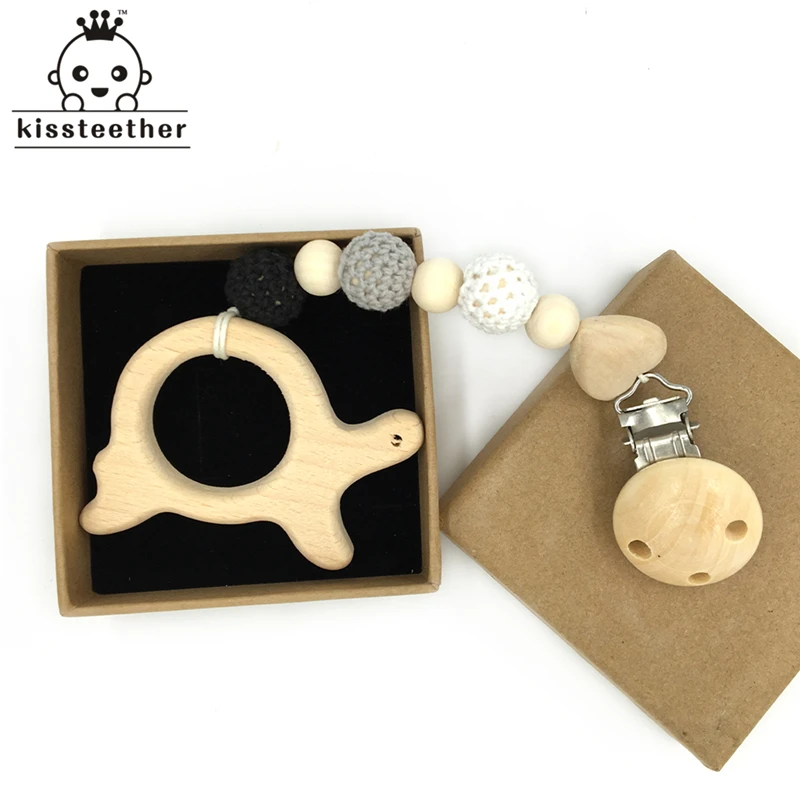 구멍이 있는 미완성 나무 하트, 천연 나무 방울 펜던트, DIY 아기 치발기 액세서리, 20mm(0.79 인치)