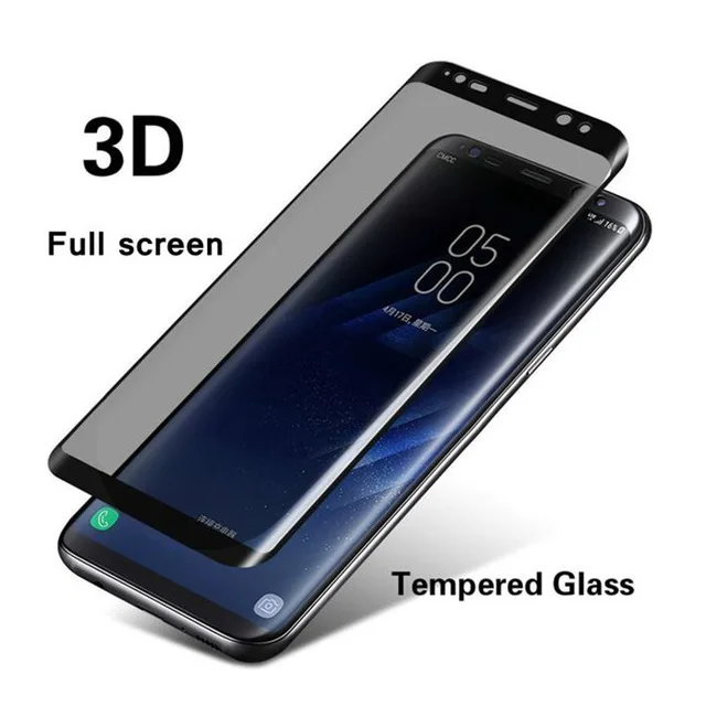 3D полное покрытие антибликовое закаленное стекло для Samsung Galaxy S9 S8 Plus Note 8 9 защита