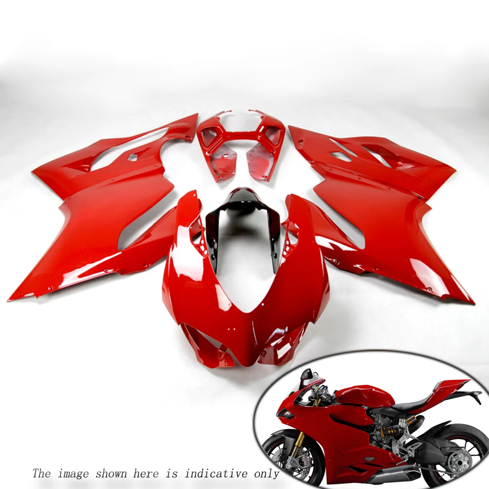 

Motorcycle Bodywork Injection Molding Fairing Kit Fairings ABS Red Hull For Ducati 1199 Panigale 899 2012-2015 2014 2013 2012