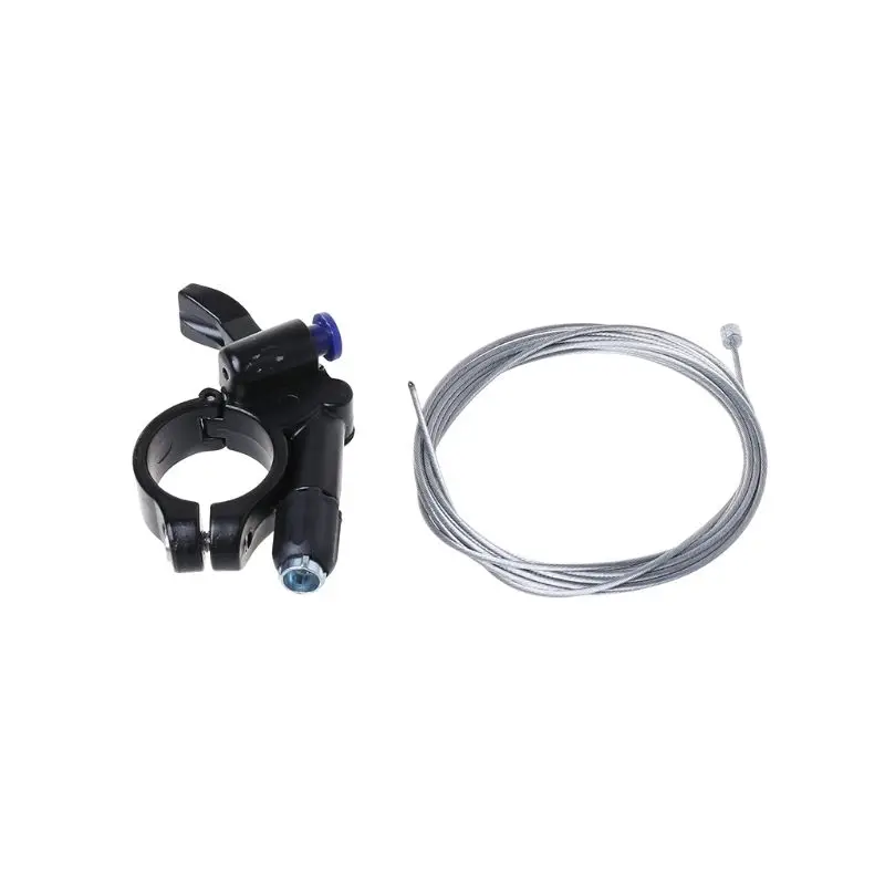 

1PC Bicycle Remote Lock Lever Handlebar Lockout Front Fork Control Cable Levers MTB Road Bike Parts Wire Locking Accessories