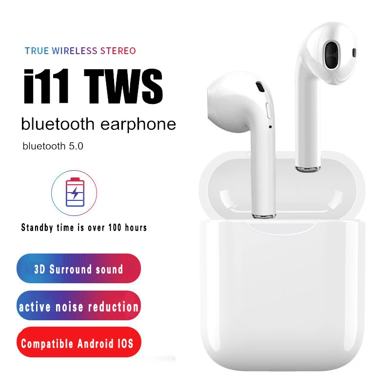 

i11 tws Wireless Earphones Bluetooth Earphone i7s tws Bluetooth Headset Mini Wireless Earbuds Earphone For iPhone Xiaomi Samsung