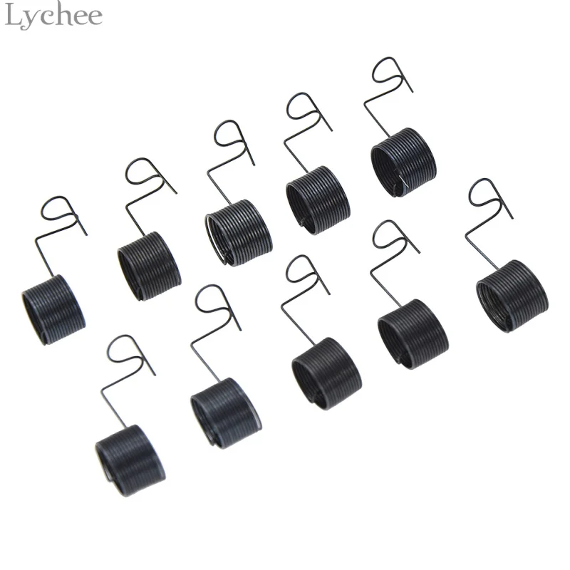 

Lychee 10pcs Vintage Iron Sewing Accessories Thread Tension Spring Household Sewing Machine Thread Tension