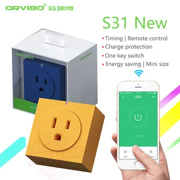 

2018 New Orvibo S31 US Standard Home Automation Smart Power Socket Plug 4G/WiFi Remote Control Switch for Smartphones