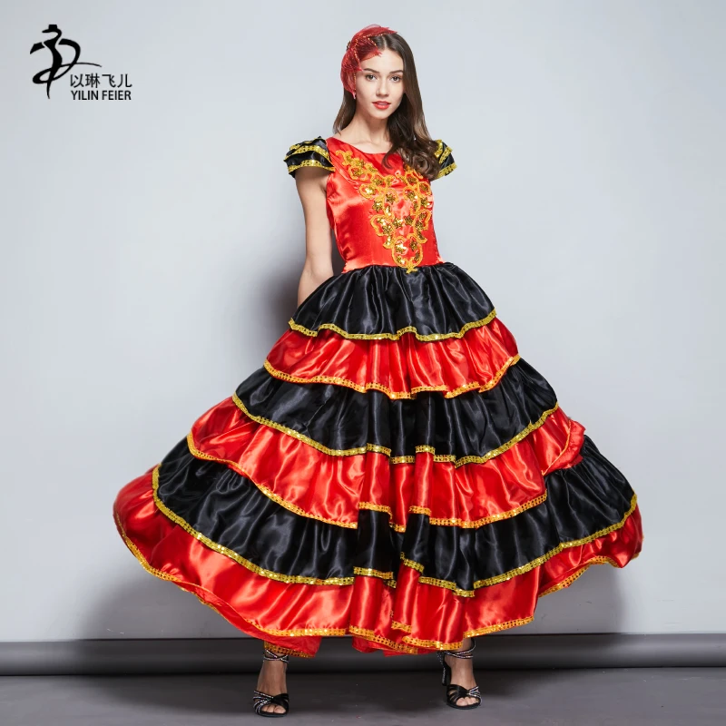 

New Flamenco Latin Ballroom Dance Skirt /Flamenco dress