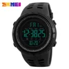 Cronógrafo relojes deportivos hombres SKMEI silicona cuenta regresiva LED Digital reloj militar hombres reloj de pulsera saat reloj deportivo ► Foto 3/6