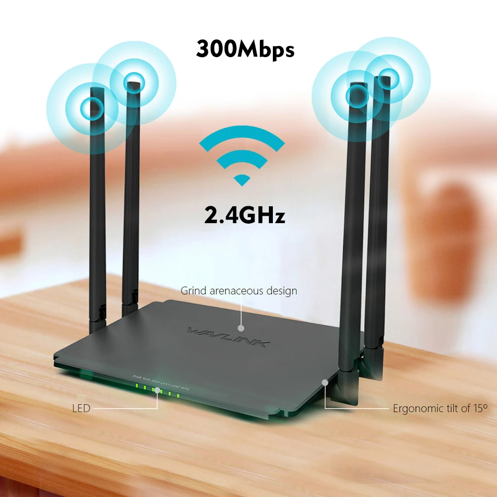 

Wavlink 300Mbps WIFI Wireless Routers High Power Smart wifi repeater/router/AP Range Extender 5dBi Antennas Amplifiers&USB Port