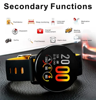 

Bluetooth Sport Smart Wristband Blood Pressure Heart Rate Monitor K1 Smart Band Fitness Tracker Pedometer Band for Men Women