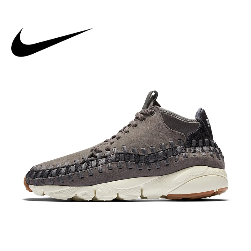 

Original Authentic Nike AIR FOOTSCAPE WOVEN CHUKKA PRM Mens Skateboarding Shoes Sneakers Thread Comfortable High Flat Breathable