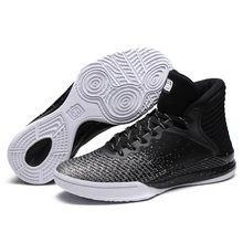 Спортивная баскетбольная обувь Мужские дышащие баскетбольные ботинки Basket femme de marque мужские баскетбольные кроссовки 74101130 черный