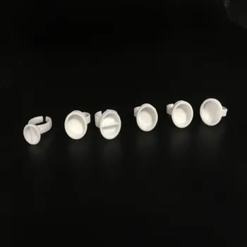 

100Pcs Big Size Disposable Permanent Makeup Ring Divider Tattoo Ink Pigment Holder Cup Permanent Makeup Easy Ring Ink Container