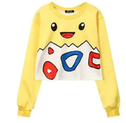 Harajuku 3D принт Poke mon Pika chu Pokeball Charmander Togepi Jigglypuff Squirtle толстовки модные толстовки с длинными рукавами Топы