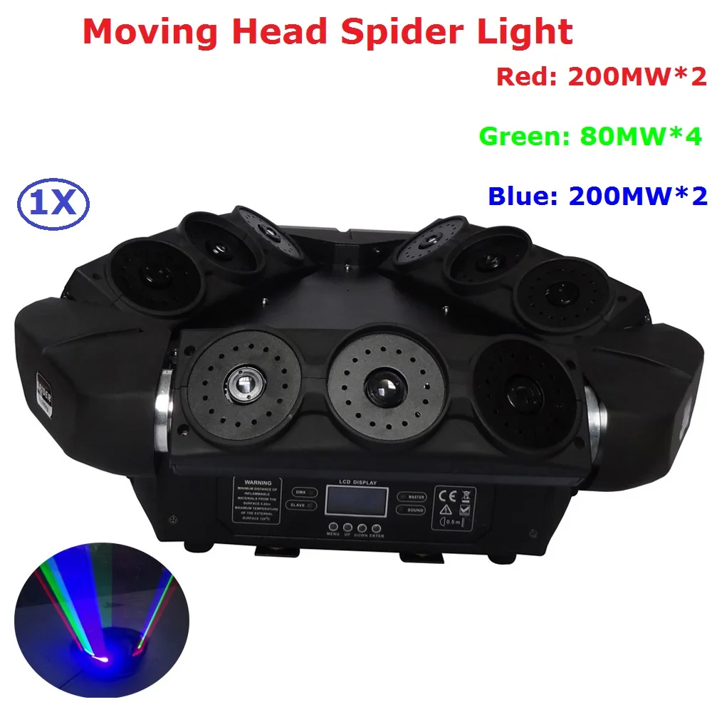 Carton Package 1Pcs Moving Head Laser Light 1120MW RGB Full Color Beam Lights Professional Stage Party Dj Laser Shows Equipments