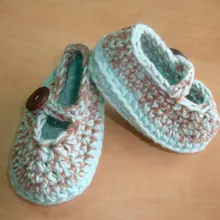 Ботинки для мальчиков-обувь для мальчиков-вязаные пинетки-вязанная крючком обувь-синий и коричневый-обувь для маленьких мальчиков-детская обувь