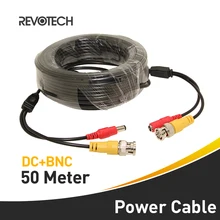 50 м DC BNC 2в1 видео адаптер питания кабель для камеры видеонаблюдения системы безопасности аксессуары