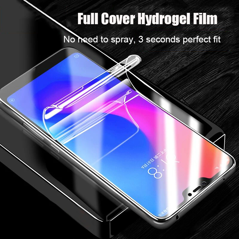 

Protective Film Curved Soft Hydrogel Film For Xiaomi 9 8 Lite Mix 3 Max 3 PocoPhone F1 Screen Protector For Redmi Note 7 6 5 Pro