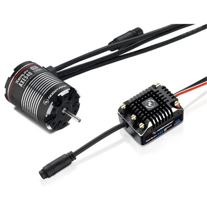 Бесщеточный двигатель Hobbywing Xerun AXE540/AXE550 FOC с датчиком движения IP67