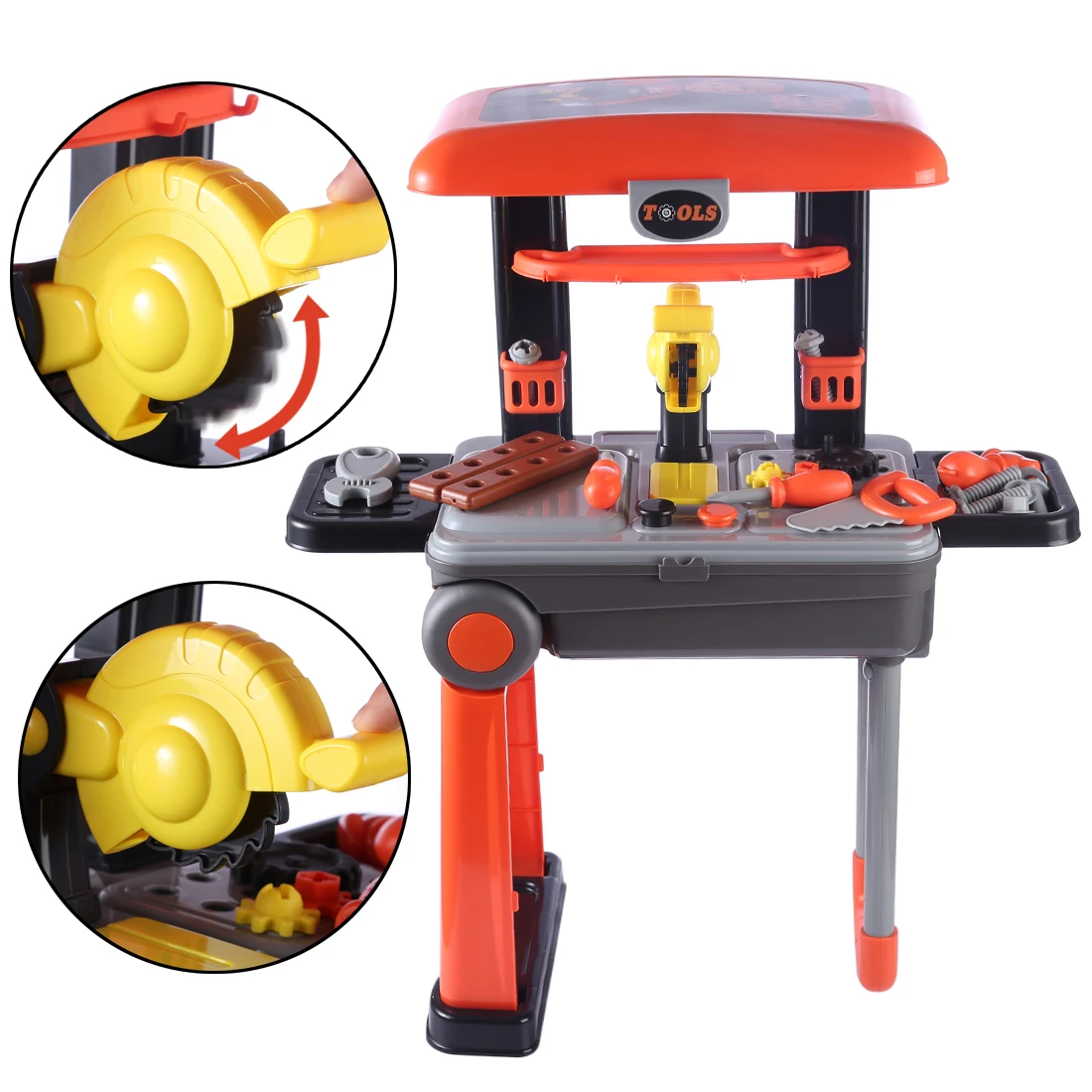 Ferramenta de Reparo Alta Qualidade Crianças Mini Trolley Case Brinquedos Conjunto Oficina Playset Pais Presente Educacional Interativo Abs 3 Alta qualidade crianças abs mini trolley caso