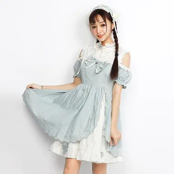 

2019 Monogatari Front Opening Strapless Dress, Restoring Ancient Ways Is The New Hutch Niang Fresh Baby Show Irregular Skirt