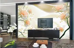 3d обои HD шелковые розы обоями Домашний декор гостиной обои стереоскопического 3d росписи Задний план стены