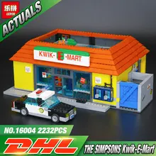 New LEPIN 16004 2232Pcs the Simpsons KWIK E MART Action Model Building Block Bricks Compatible 71016