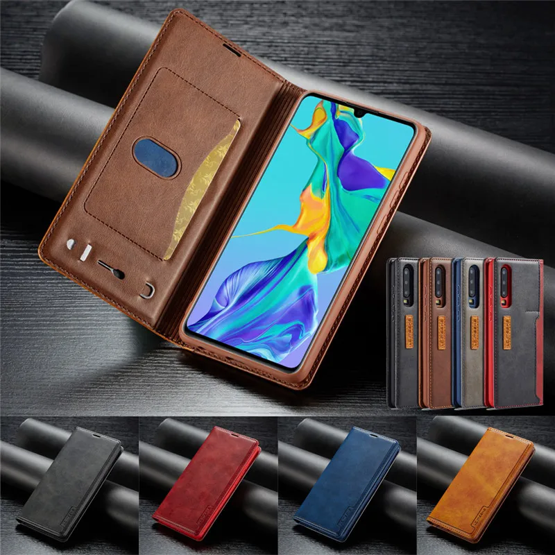 Чехол для huawei P30 Lite, роскошный кожаный, в виде бумажника, Магнитный чехол-подставка для телефона huawei P30 Pro P20 Lite mate 20 Pro