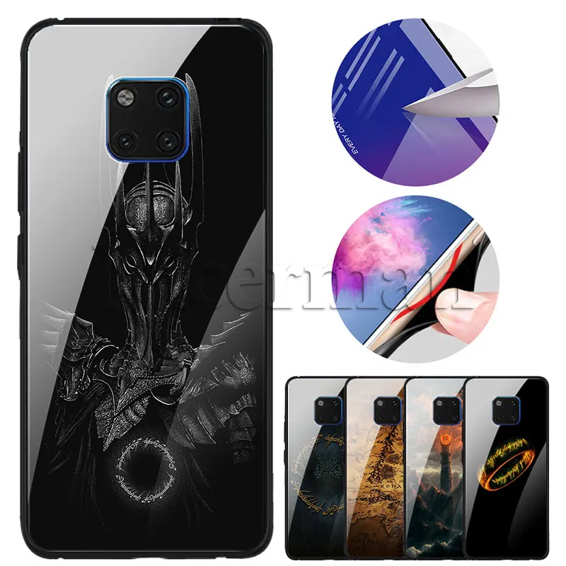 

The Lord of The Rings Tempered Glass Phone Case for Huawei P30 Pro P10 P20 P30 Lite Mate 10 20 Lite Honor 20 Pro 8X Case