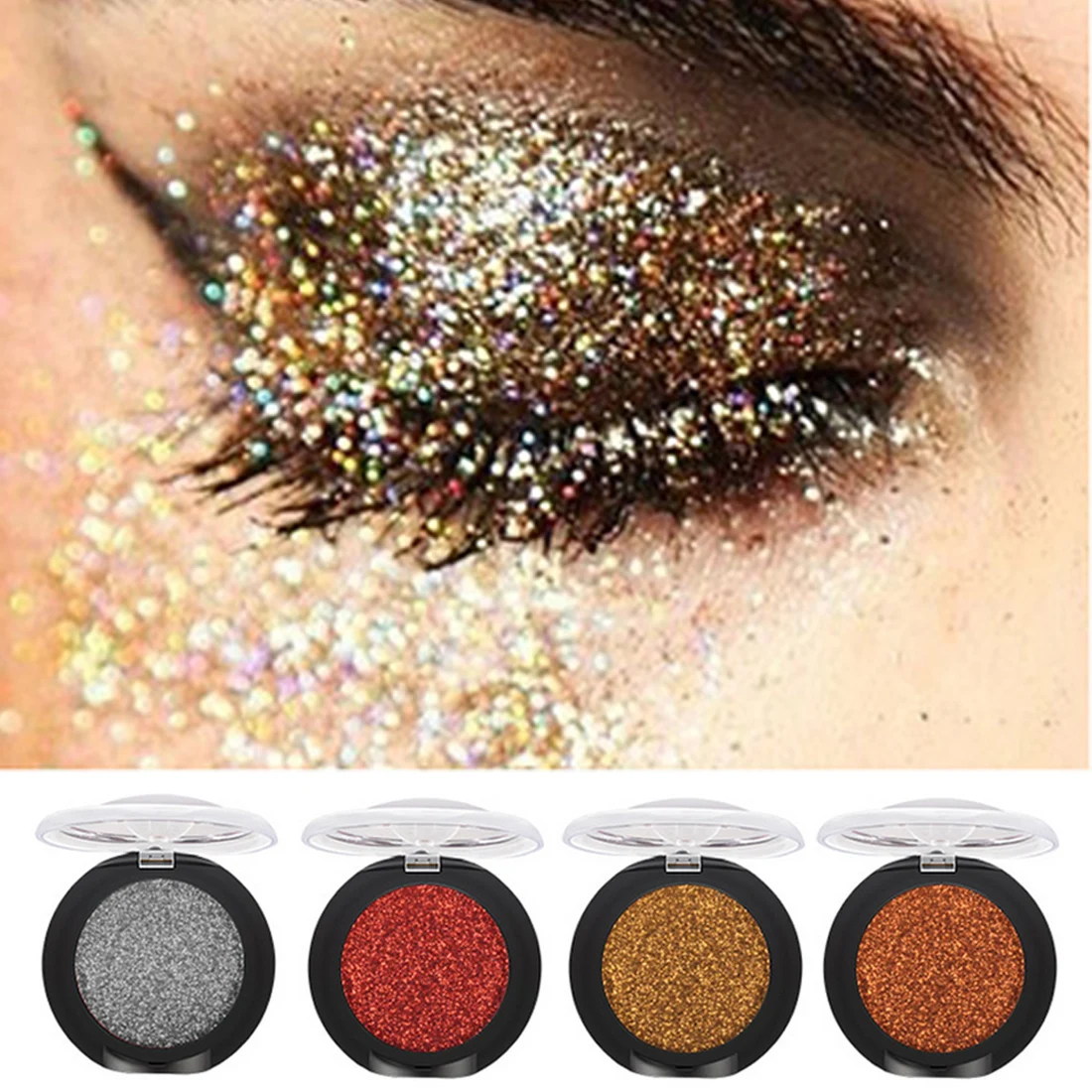 

Shining Stars Pearlescent Sequins Eye Shadows Beginners Not Blooming Natural Glitter Pearlescent Monochrome Diamond Eyeshadow