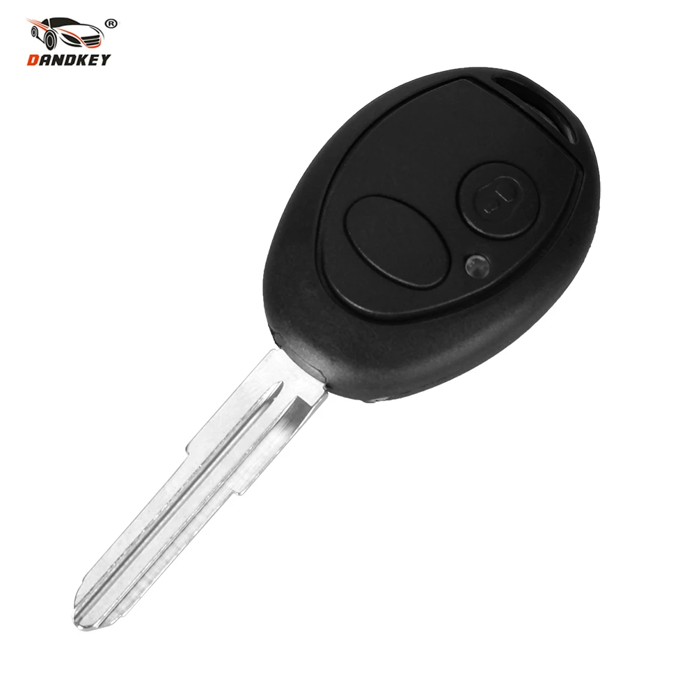 

DANDKEY 10pcs 2 Buttons Key Fob Case Full Repair Kit Case Shell For Land Rover For Discovery 2 TD5 Refit Car Key Cove Case