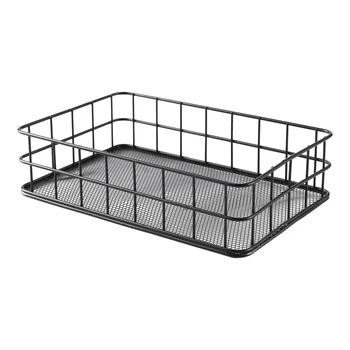 

Wrought iron storage basket kitchen snack storage basket desktop toy basket wardrobe clothing finishing storage box