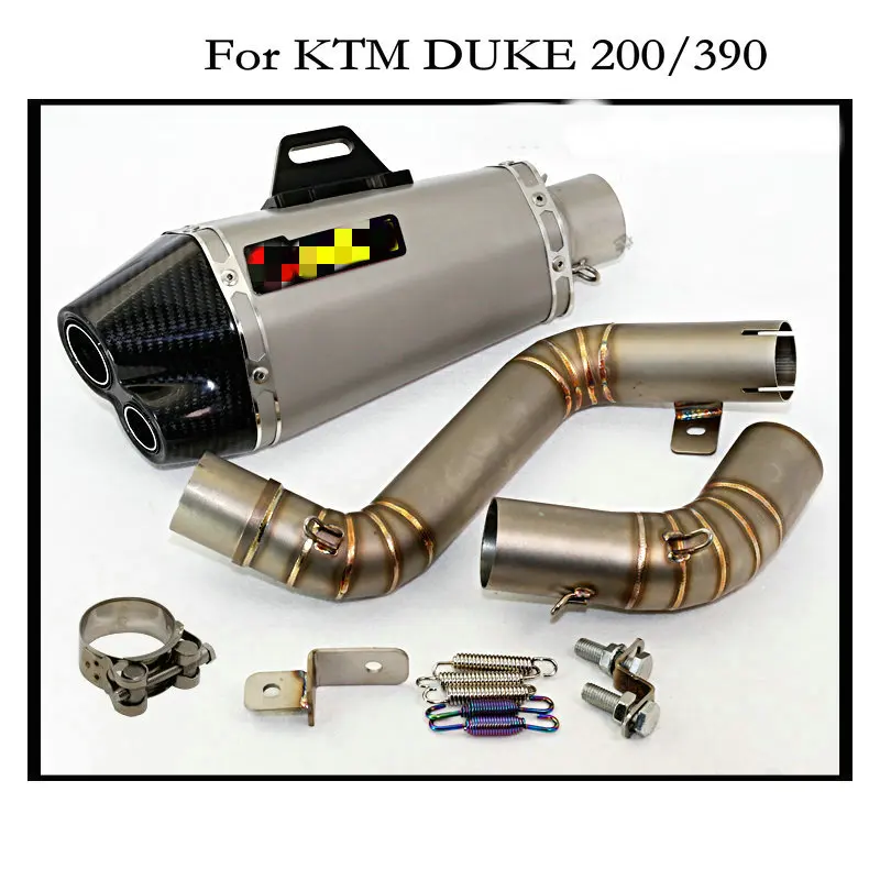 Moto muffler For KTM DUKE 390 exhaust motorcycle muffler duke 200 motos