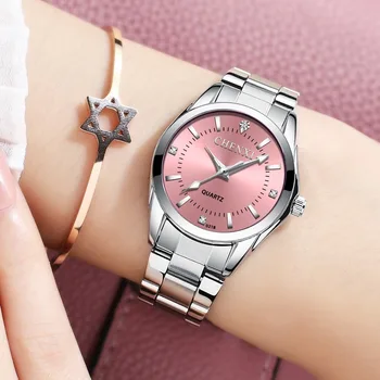 CHENXI Lady Rhinestone Fashion Watch Women Quartz Watch Women's Wrist watches Female Dress Clock xfcs relogio feminino