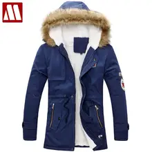 Новинка, модные мужские зимние меховые куртки с капюшоном, меховые куртки с капюшоном, Теплые повседневные мужские пальто, парки, одежда хорошего качества