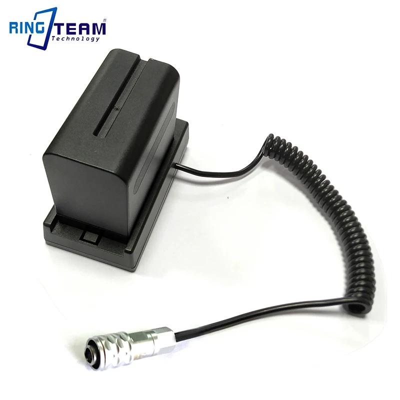 NPF батарея База держатель адаптер пластина встроенный спиральный кабель для BMPCC 4K BMPCC4K Blackmagic Pocket cinema камеры 4K