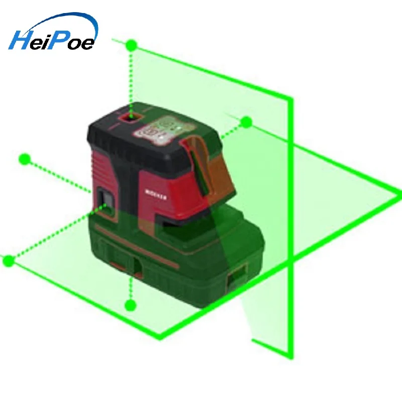 2 линии 5 точек зеленый луч лазерный уровень, самонивелирующийся крест точка линия лазерный уровень, крест линия лазерный уровень