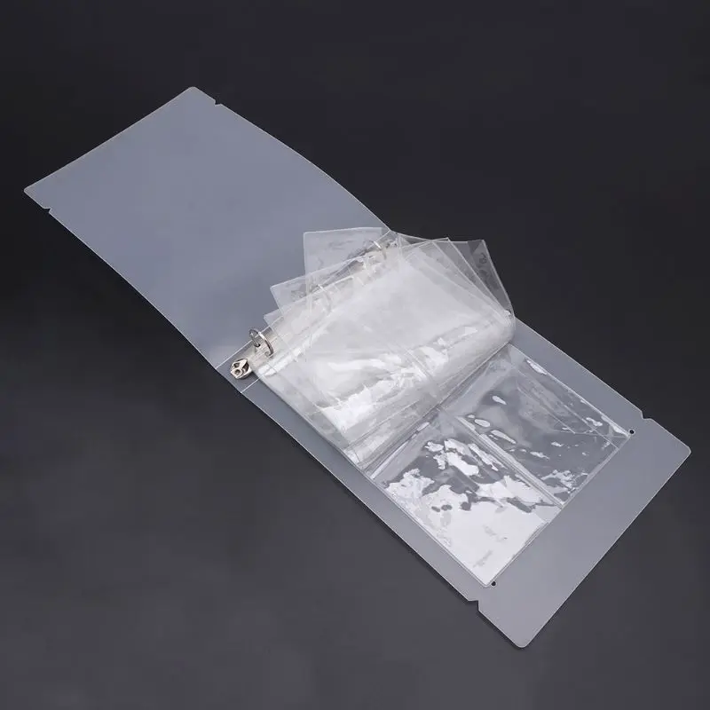 

5 Sheets DIY Scrapbooking Cutting Dies Stencil Storage Bag Cut Stamps Inner Pages Collection Album or Cover Holder