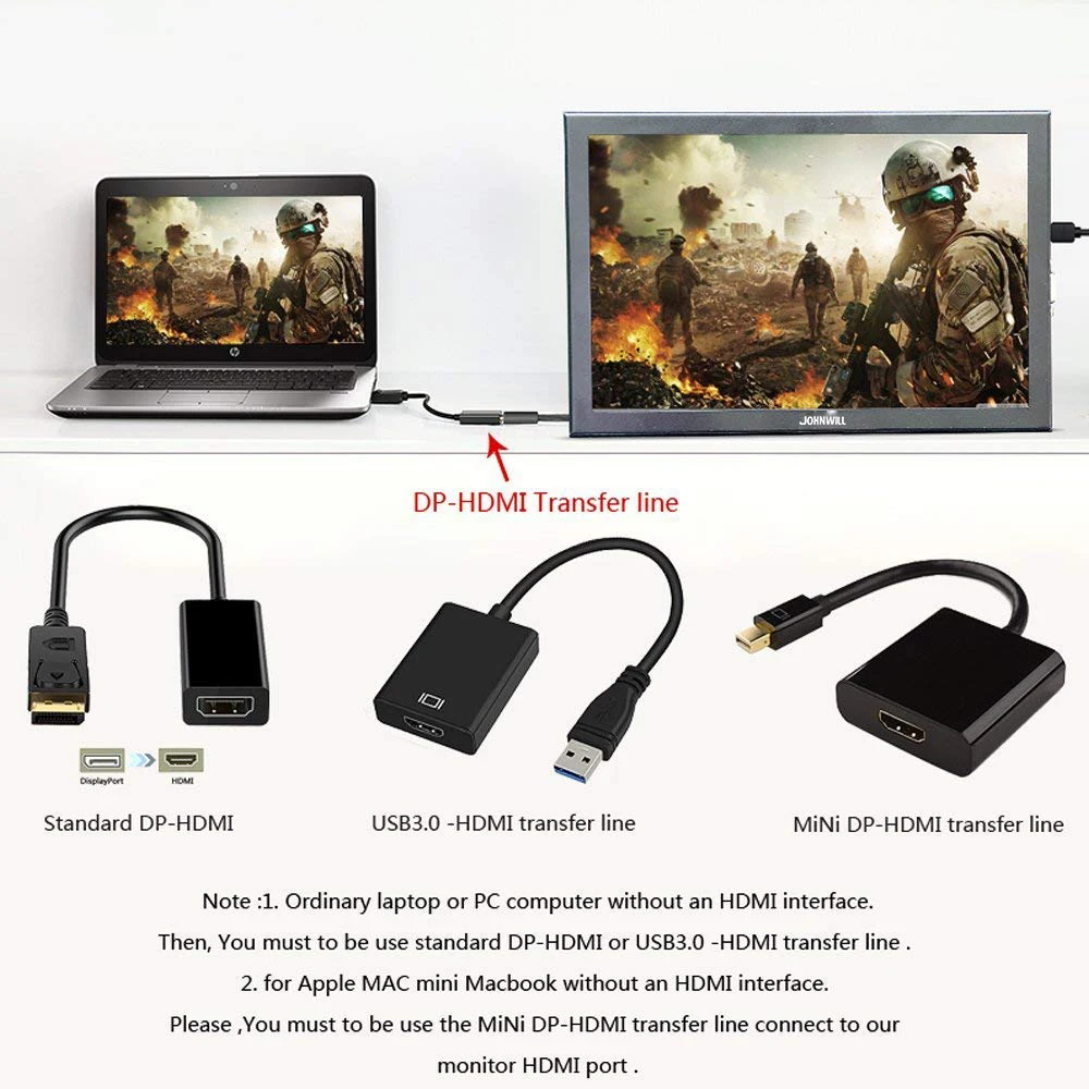 11,6 дюймовый портативный HD экран 1920X1080 с HDMI/VGA входом игровой монитор для ПК камеры безопасности Raspberry Pi Xbox360