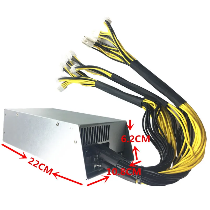 1800W ethereum Miner Power Supply Mining Rig Bitcoin Miner 1800W PSU Asic s9 Mining Machine Power Supply MAX 2000W 10*6PIN ATX 1800W ethereum Miner Power Supply Mining Rig Bitcoin Miner 1800W PSU Asic s9 Mining Machine Power Supply MAX 2000W 10*6PIN ATX