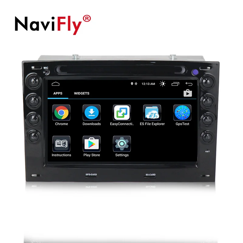 Top Navifly 2din Android 8.1 Car DVD Radio Player Multimedia for Renault Megane 2003-2010 support BT Wifi GPS navigation HD 1024*600 2