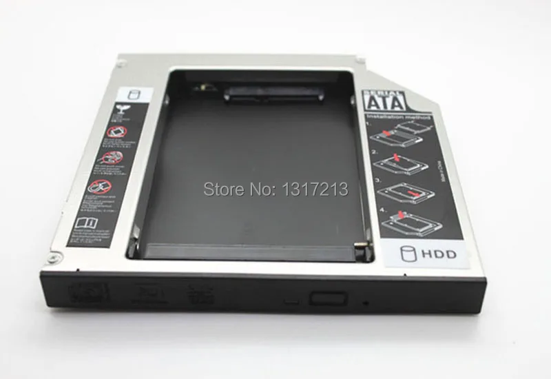

New SATA 2nd HDD SSD HARD DRIVE Disk Caddy 12.7mm Optical Bay for Asus M50 M50Vm-X1