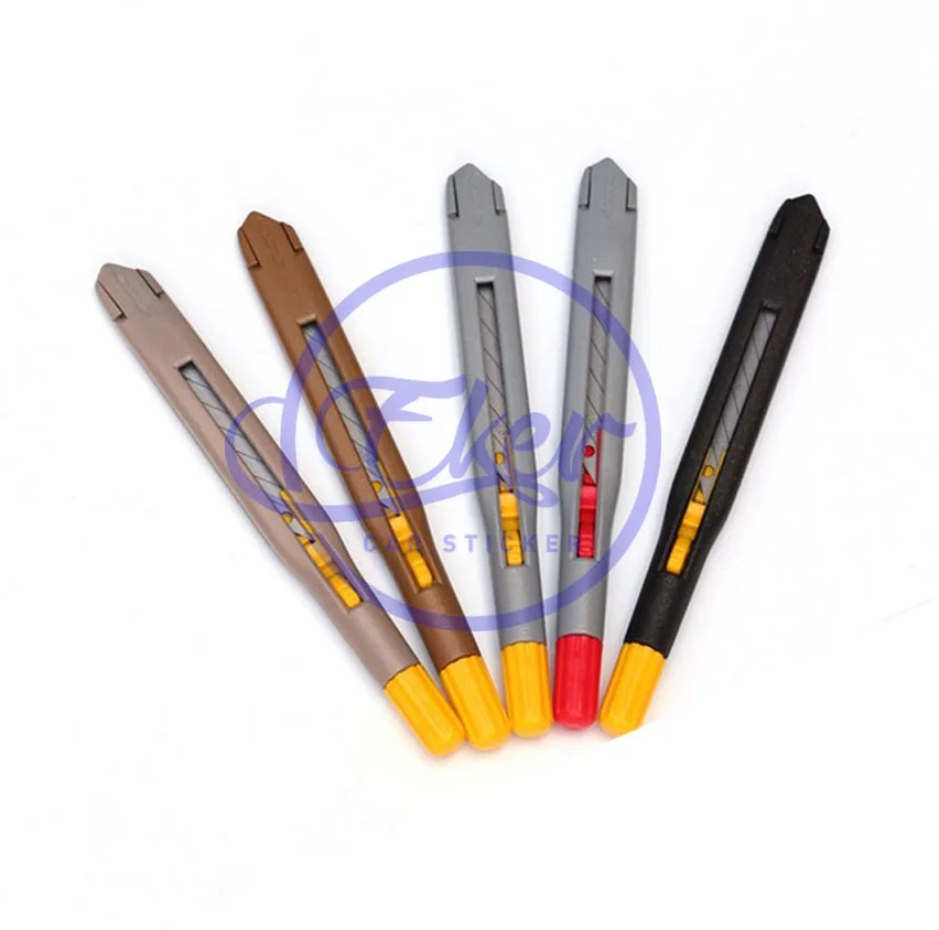 Free shipping 1PC Cutter 9mm Stainless Steel Knife Vinyl Wrap Cutting Knife Vinyl Application