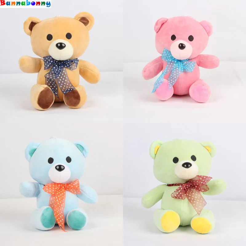 Высокое качество 22 см плюшевый медведь Плюшевые игрушки Мягкая Детская игрушка-кукла подарок на день рождения для детей