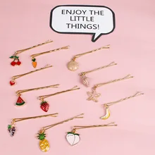 1 ПК заколки для девочек новые творческие сбоку шпилька для волос зажим, аксессуар для волос G0405