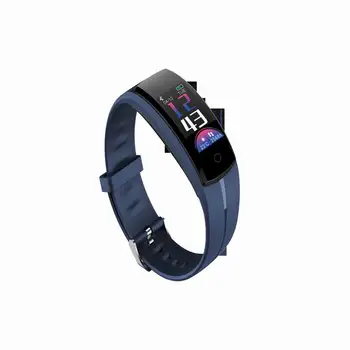 

Waterproof Alarm Clock QS100 Smart Fitness Bracelet Watch Heart Rate Blood Pressure Meter Tracking Monitor Support Android IOS