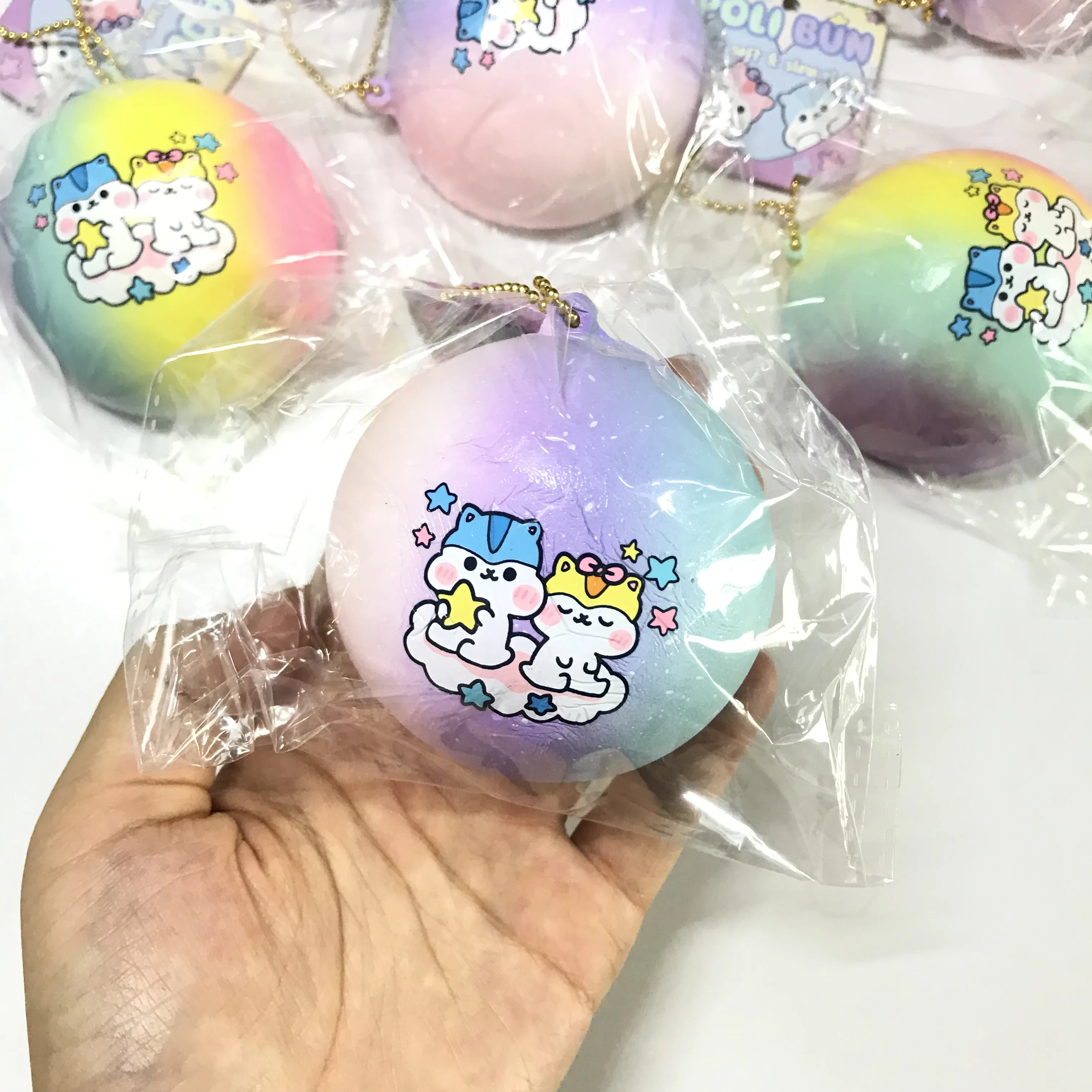 Популярная Подарочная игрушка poli bun squishy Slow Rising|Игрушки-эспандеры| |
