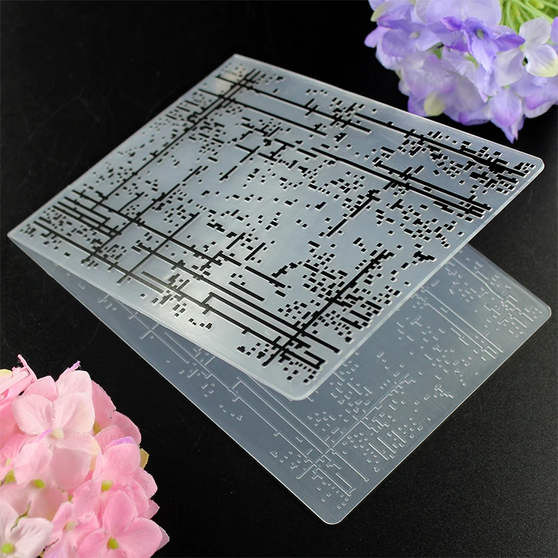 

Dots line New Plastic Embossing Folders for DIY Scrapbooking Paper Craft/Card Making Decoration Supplies