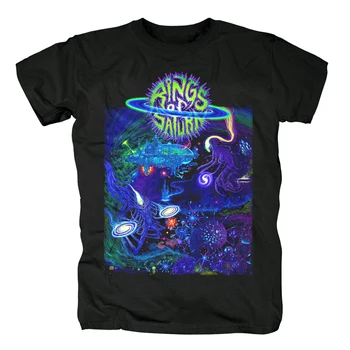 

Bloodhoof Rings of Saturn Pop men's Short Sleeve fashion cotton O-neck T-shirt Asian Size