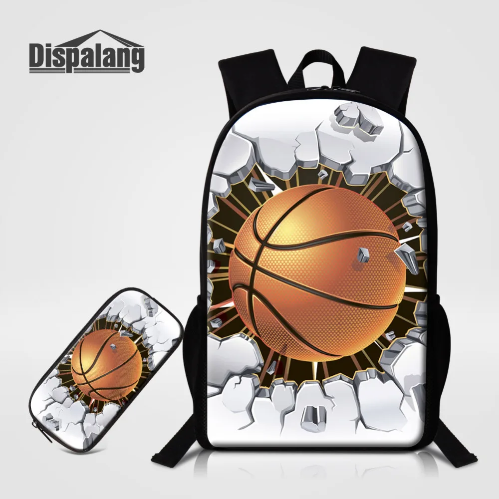 basketball school bag with pencil bags (4)